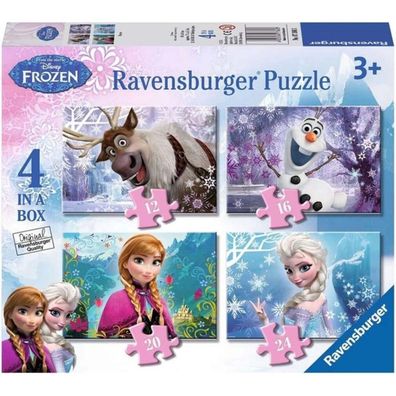 Disney Frozen Puzzle - Eingefroren, 4in1