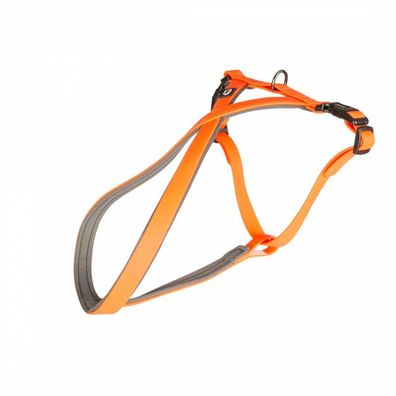 Duvo+ EXPLOR South Geschirr Neonorange XXL | 80 - 100 cm | 25 mm