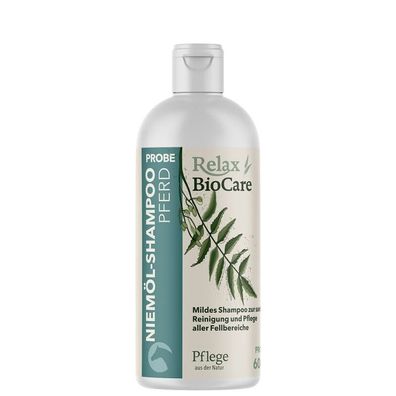 Relax Niemöl Shampoo für Pferde 60 ml Hautpflege Entspannung gegen Sommerekzem