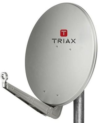 Triax Hit FESAT 85 LG Offset-Parabolreflektor, lichtgrau