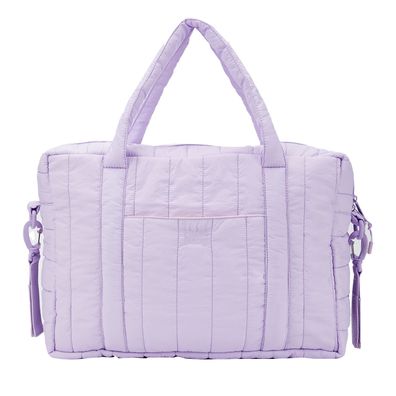 Hylat Baby Wickeltasche - gesteppte Tasche für Windeln und Kindersachen – Violett
