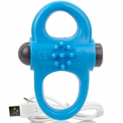 The Screaming O Charged Yoga Vibe Ring Vibrierender Penisring blau