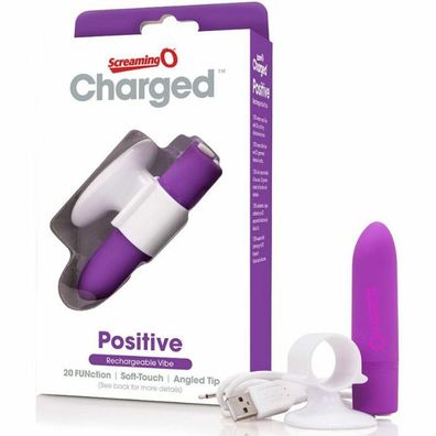 The Screaming O Charged Positive Vibe Vibrator Grape lila
