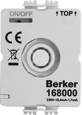 Berker 168000 LED-Modul Drehschalter, 230V, mit N-Leiter