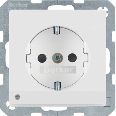 Berker 41096089 Steckdose SCHUKO mit LED-Orientierungslicht und Berührungss...