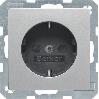 Berker 47236084 Steckdose SCHUKO mit erhöhtem Berührungsschutz, Q.1/ Q.3, a...