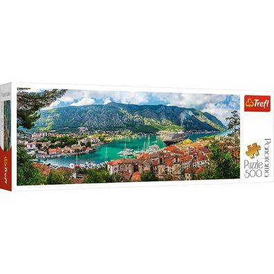 TREFL-Panorama-Puzzle Kotor, Montenegro 500 Teile