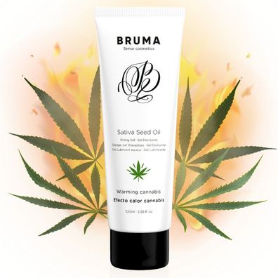 SATIVA-SAMENÖL Gleitgel Wärmendes Cannabis-aroma 100 ML