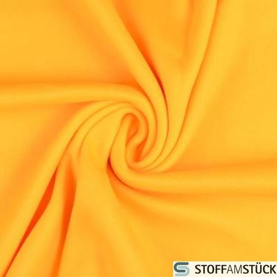 Stoff Polyester Fleece gelb Antipilling beidseitig weich