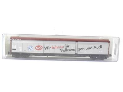Electrotren H0 5513 K Güterwagen Schiebewandwagen Volkswagen Audi DB / NEM