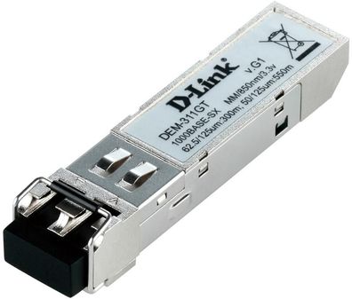 D-Link 1-Port Mini GBIC Transceiver-Modul für 1000Base-SX (DEM-311GT)