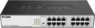 D-Link 16-Port Gigabit Desktop Switch, 16x RJ-45 Ports, 2000Mbit (DGS-1016D)