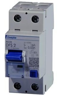 Doepke DFS 2 025-2/0,30-A Fehlerstromschutzschalter 025-2/0,30A, 2-Polig (09...