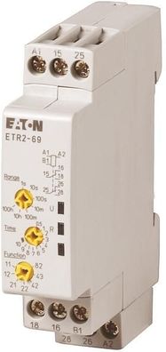 Eaton ETR2-69 Zeitrelais, 1 W, 0,05 s - 100 h, Multifunktion, 24-240 V AC 50...