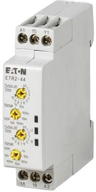 Eaton ETR2-44 Zeitrelais, 0,05 s - 100 h, 24-240 V AC 50/60 Hz, 24-48 V DC, ...