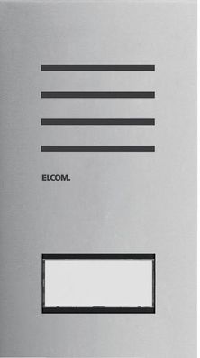 Elcom Türstation Audio 1/1, 2-Draht, Edelstahl matt