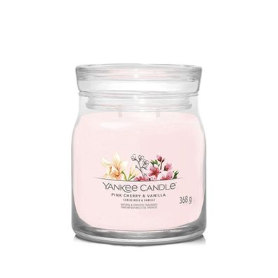 Aromatic candle Signature glass medium Pink Cherry & Vanilla 368 g