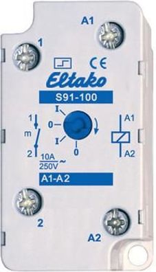Eltako S91-100-12V Eletkromechanischer Stromstoßschalter, 1 Schließer, 10A...