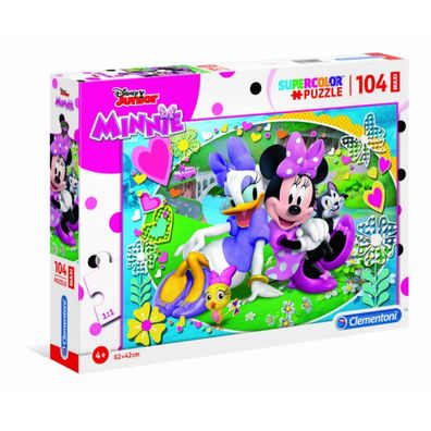 Clementoni Puzzle Minnie und Daisy: Auf einem Ausflug MAXI 104 Teile