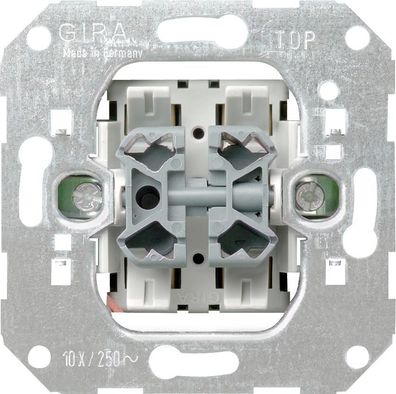 Gira 013900 Einsatz Wippschalter und -taster, 10 AX, 250 V , Wechselschalter...