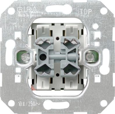 Gira 015500 Einsatz Wipptaster, 10 AX, 250 V , Wechsler, 2fach