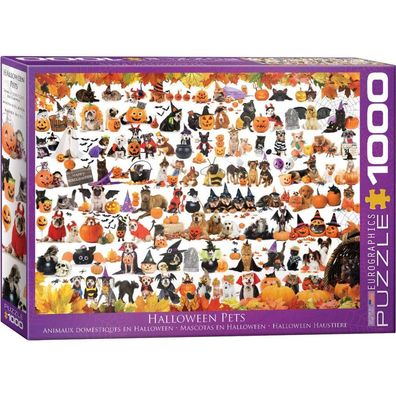 Eurographics Puzzle Halloween Tiere 1000 Teile