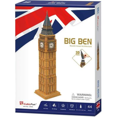 Cubicfun 3D-Puzzle Big Ben 44 Teile