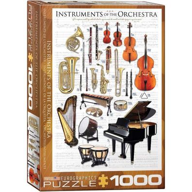 Eurographics Puzzle Orchesterinstrumente 1000 Teile