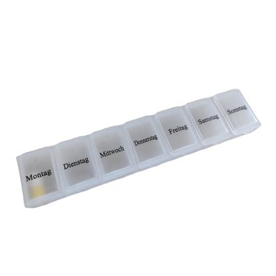 Pillendose Pillenbox Tablettendose Tablettenbox je 7 Tage im Blister 1 Stück