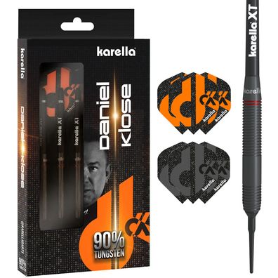 Karella Softdart Daniel Klose, 90% Tungsten 21 g | Pro Dartpfeil Steel Dart Darts