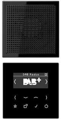 Jung DABLS1SW Smart Radio DAB+ Set Mono, schwarz