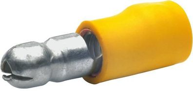 Klauke 1050 Rundstecker isoliert, 4-6 mm², gelb, 100 Stck.