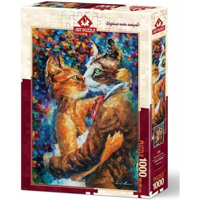 ART PUZZLE Puzzle Cats in Love Dance 1000 Teile