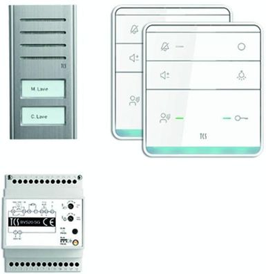TCS PSX2320-0000 TASTA: pack Audio Kompakt, AP, für 2 Wohneinheit, silber