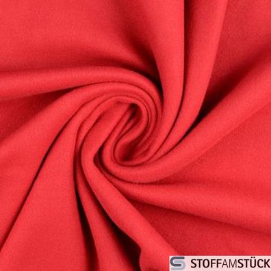 Stoff Polyester Fleece rot Antipilling beidseitig weich