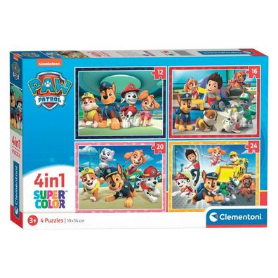 Clementoni Puzzles PAW Patrol, 4in1