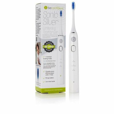 Beconfident Sonic Silver Electric Whitening Toothbrush White-Silver