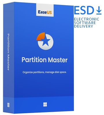 EaseUS Partition Master Professional|2 PC|Variante wählbar|Download|eMail|ESD