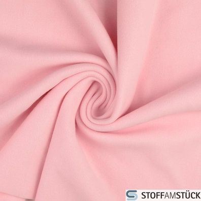 Stoff Polyester Fleece rosa Antipilling beidseitig weich
