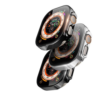 Dux Ducis Hamo Hülle für Apple Watch Ultra 49 mm Metallic Smartwatch Gehäuse