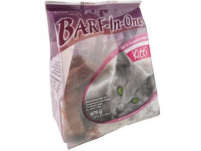 Petman BARF-In-One Kitti Katzenfutter 475 g (Inhalt Paket: 12 Stück)