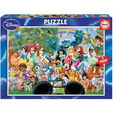 Educa Puzzle 9216297 - Marvellous World of Disney - 1000 Teile Puzzle