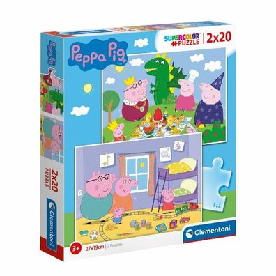 Clementoni Peppa Pig Puzzle 2x20 Teile