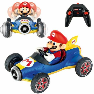 RC Mario Kart Mach 8 - Mario (blau/ gelb, 1:18)