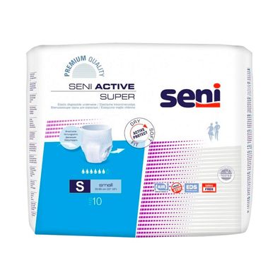Seni Active Super Inkontinenzpants - 10 Stück - S | Packung (10 Stück) (Gr. S)