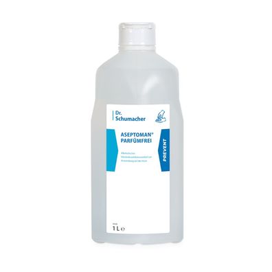 Dr. Schumacher Aseptoman® parfümfrei, Händedesinfektion 1 Liter | Flasche (1 l)