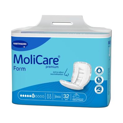 4x MoliCare Premium Form 6Tr - 4052199582689 | Packung (32 Stück)