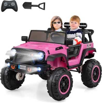 2-Sitzer Elektroauto für Kinder, 24V Kinderfahrzeug mit Fernbedienung, Jeep Auto