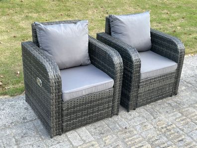 Fimous Outdoor Gartenmöbel Set Polyrattan Garten Sofa Balkonmöbel Sitzgruppe