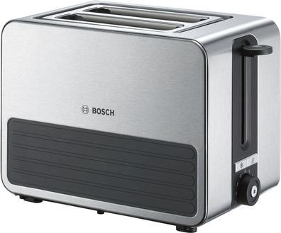 Bosch TAT7S25 Kompakt Toaster, 1050 W, Brötchenaufsatz, Auftaufunktion, aut...